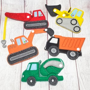 Felt snap construction toy for boys - buy the set or just a couple - Montessori Quiet Time Play - present for boy - 3960