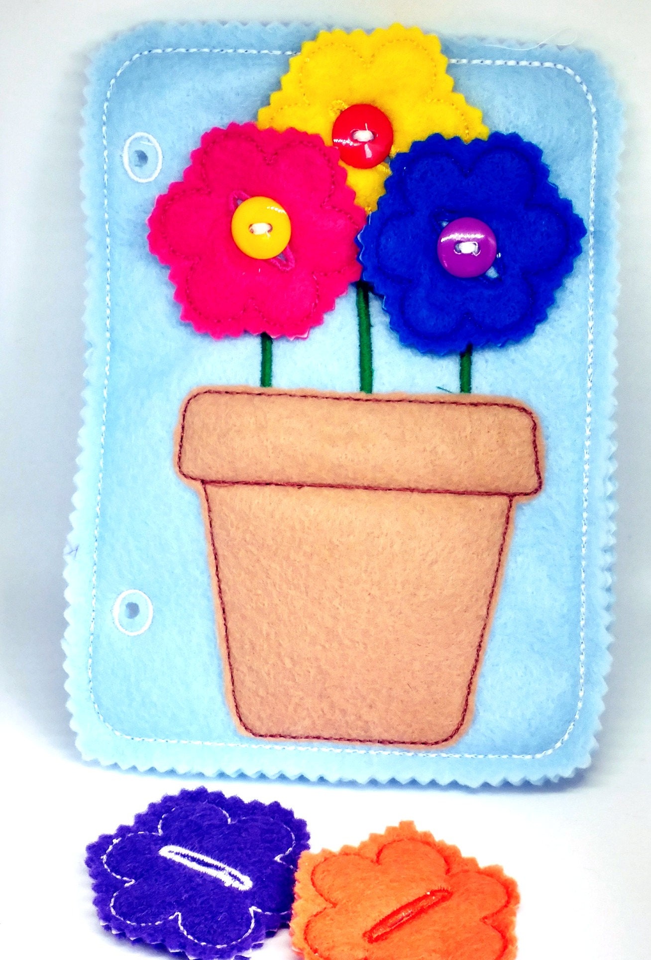 Felt Quiet Book Toddler Quiet Book Quiet Book Page Etsy