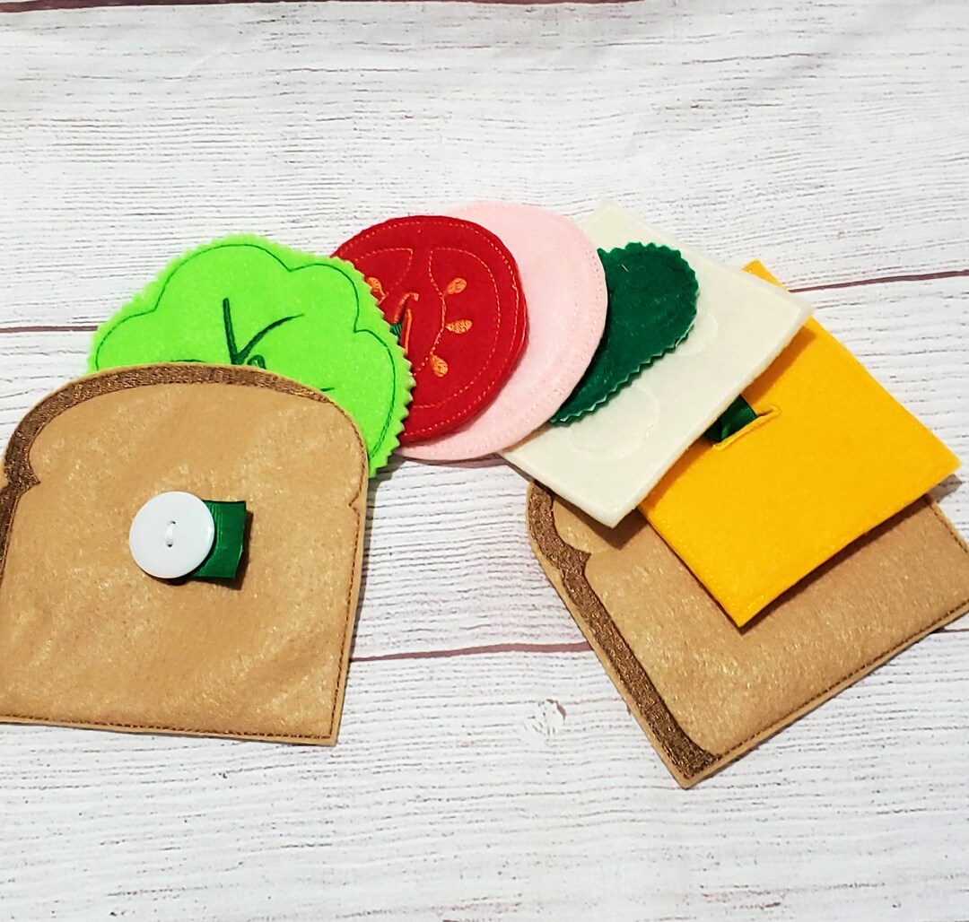 Felt Sandwich Button Snake Reguler Set Busy Bag or Quiet Book Project ...