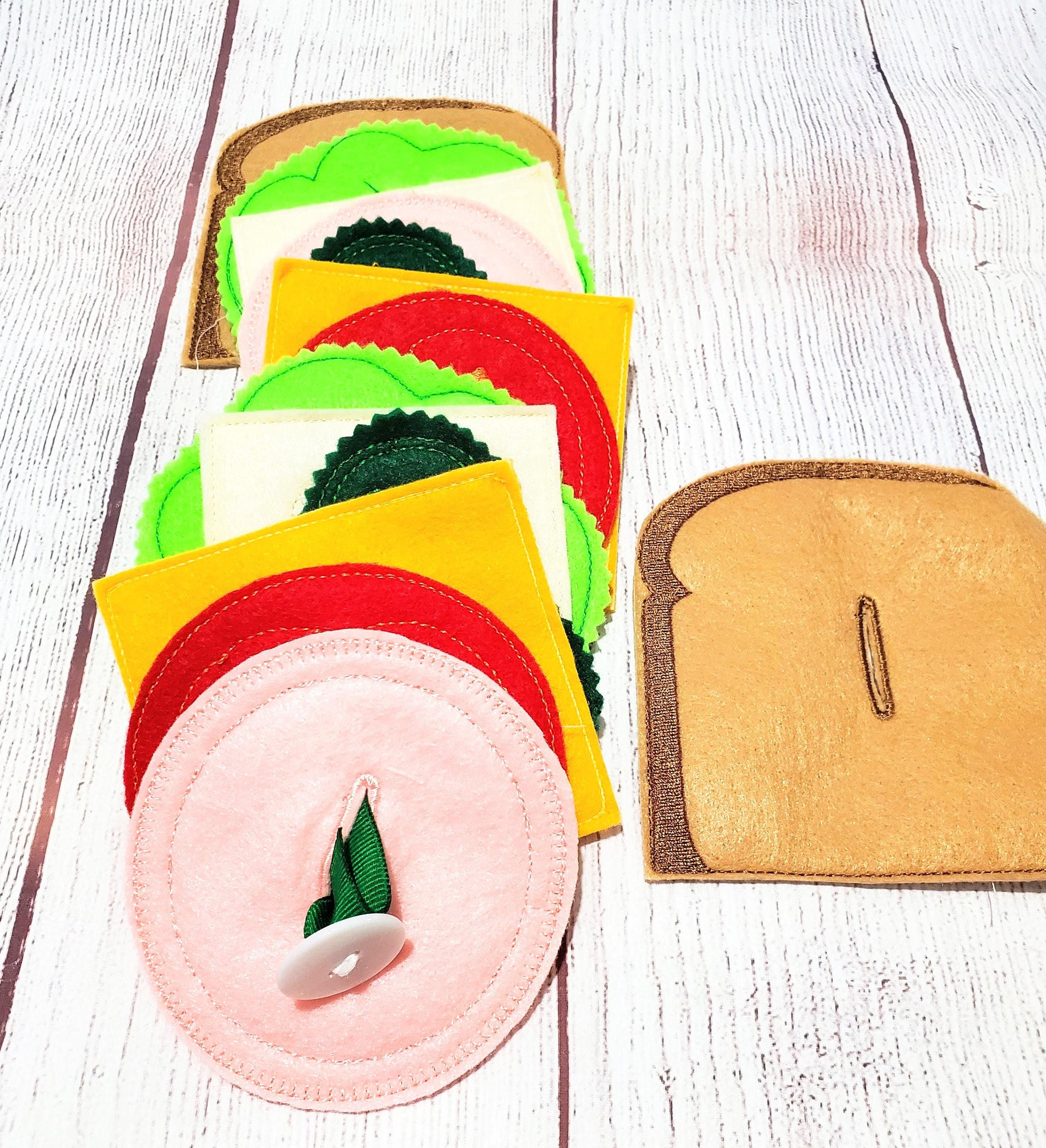 Felt Sandwich Button Snake - Educational Learning Toy For Kids Fine Motor Skills Development