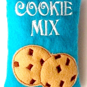 Felt play food - pretend food - play kitchen food - Felt Cookie mix - fake food - Perfect for young bakers - play kitchens #PF2544