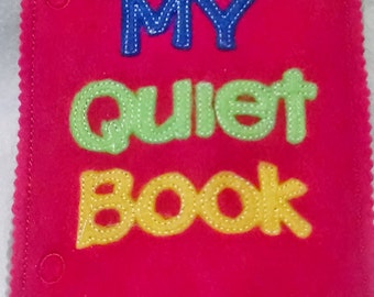 Felt quiet book - Toddler quiet book - Quiet book page - Toddler busy book - Busy book page - Felt busy book - Cover for quiet book   #QB51