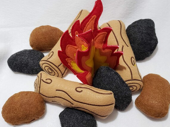 pretend campfire play set