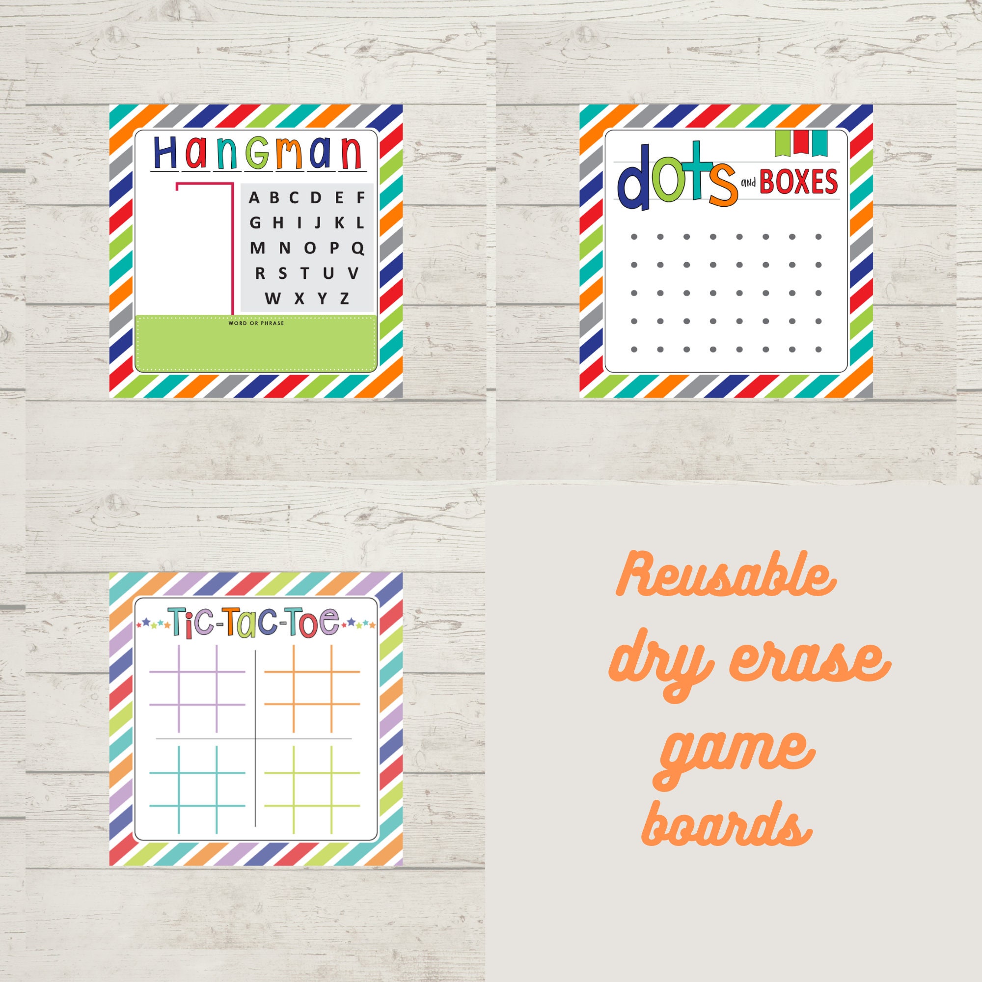 Dry erase reusable learning game for kids Travel game or car Etsy