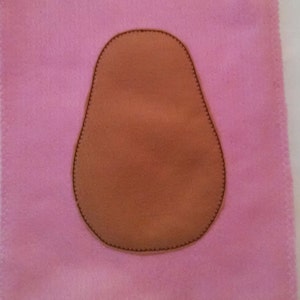 Mrs Potato head felt mat game educational game learning toy busy bags and quiet books Eco-Friendly felt game 111MAT image 3