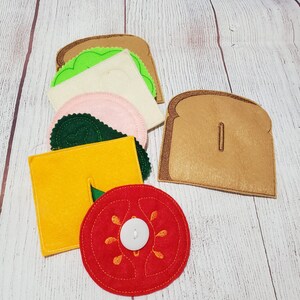 Felt Sandwich Button Snake - Educational Learning Toy For Kids Fine Motor Skills Development