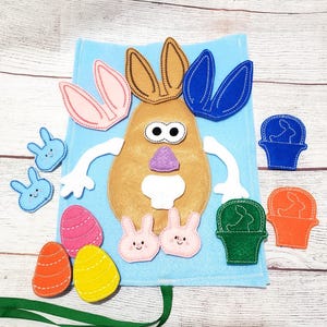 Ostern Korbfüller - Mr Potato Osterhasen-Leckerei - Osterhasen-Leckerei - Korbfüller - Osterkorb Geschenke - Lernspiel für Kinder - #3921