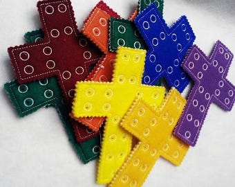 Lacing cross - sewing card - Perfect for Sunday schools and bible school project-hand eye coordination-activity game #3812