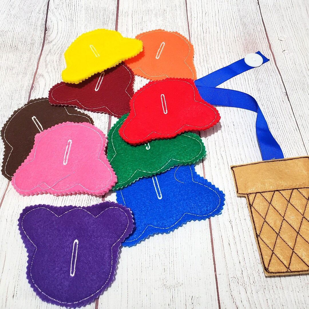 Felt Sandwich Button Snake - Educational Learning Toy For Kids Fine Motor Skills Development