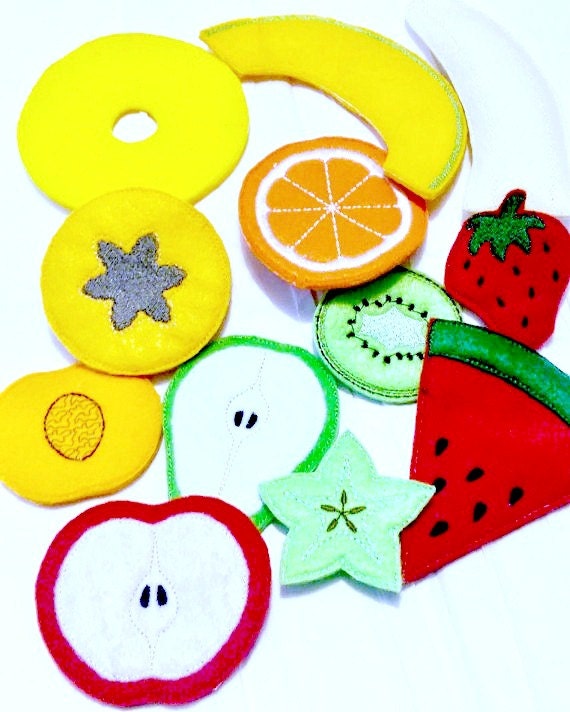 Felt Play Food Pretend Food Play Kitchen Food Vegetarian Etsy