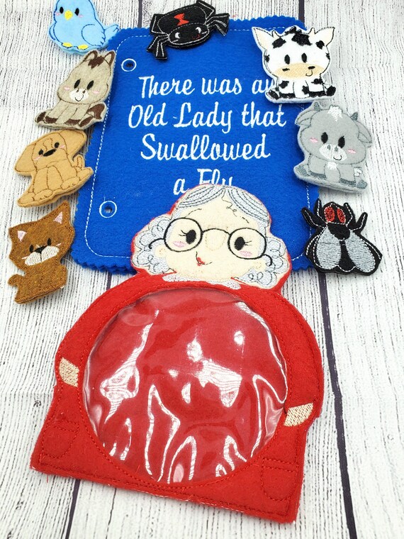 Old Lady Who Swallowed a Fly Quiet Book Page Great for - Etsy Denmark Old Lady Who Swallowed a Fly Quiet Book Page Great for - Etsy Denmark