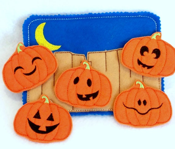 pumpkin finger puppets