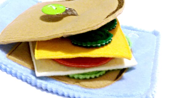 Felt quiet book - Toddler quiet book - Quiet book page - Toddler busy book - Busy book page - Felt busy book - Button sandwich page #QB81 Il_570xn