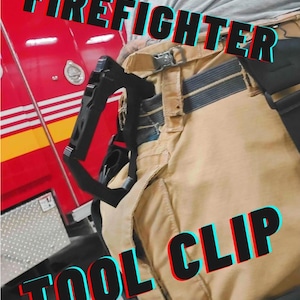 Firefighter Bunker Pants Tool Clip | Halligan, Axe, Pig, Etc.