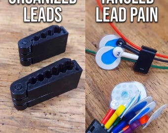Tangle-Free 12-Lead EKG Cable Organizer for Paramedics and EMS Medics