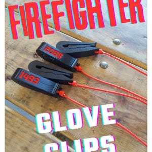Firefighter Quick Clips | Hands-free Bunker Gear Glove Holder
