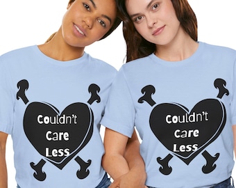 Het kan me niet schelen, grappig citaatshirt, sarcastisch citaat, snarky shirt, shirt sarcasme, sarcastisch shirt, humoristisch shirt, sassy shirt, grappig T-shirt