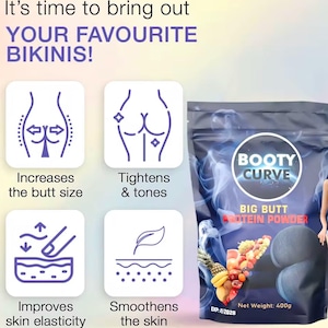 Booty Curve Big Butt Protéine Powder 400 g