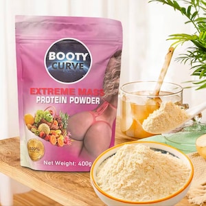 Booty Curve Extreme Mass protein powder 400 g. Maca Root