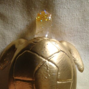 Soft Gold Turtle Night Light