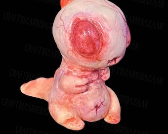 Handgefertigte Fantasy Monster Statue aus Ton - Einzigartiges Sammlerstück