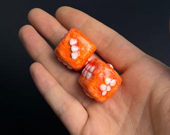 Handcrafted Tooth-Shaped DND Dice: Unique Roleplaying Set
