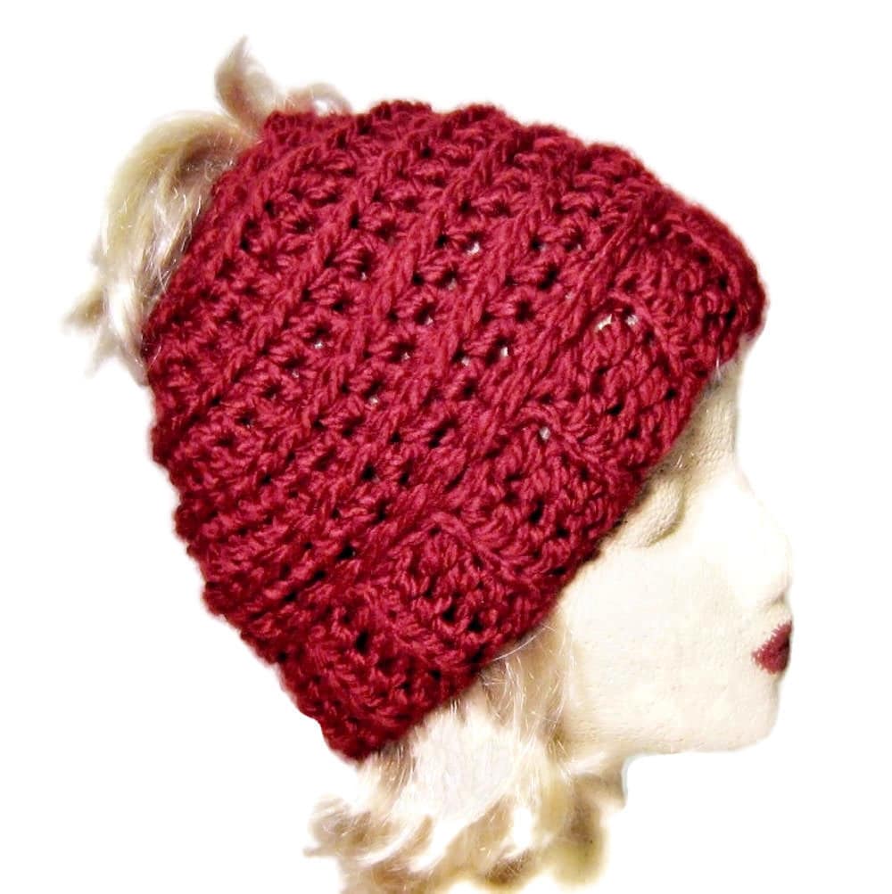 Messy Bun Beanie Messy Bun Hat winter 