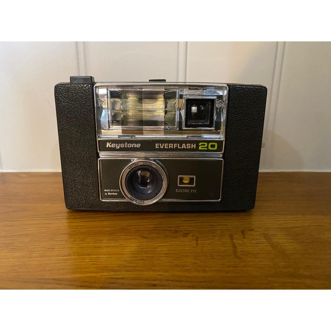 Keystone Everflash 20 Vintage 126 Film Camera With Case Made in USA ...