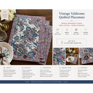 Valdrome France Placemat - Etsy