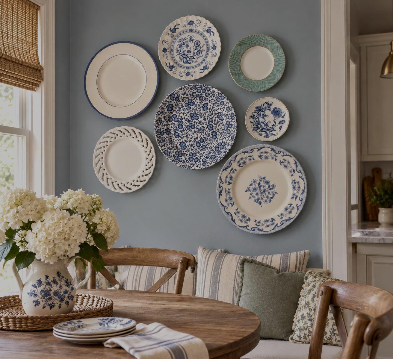 Green Plates to Wall Hang - Etsy