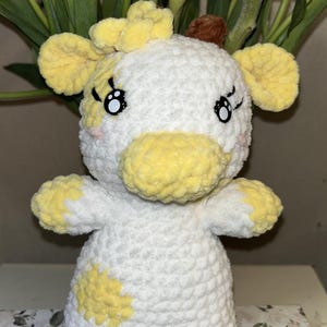 Cow Plushie Crochet Pattern