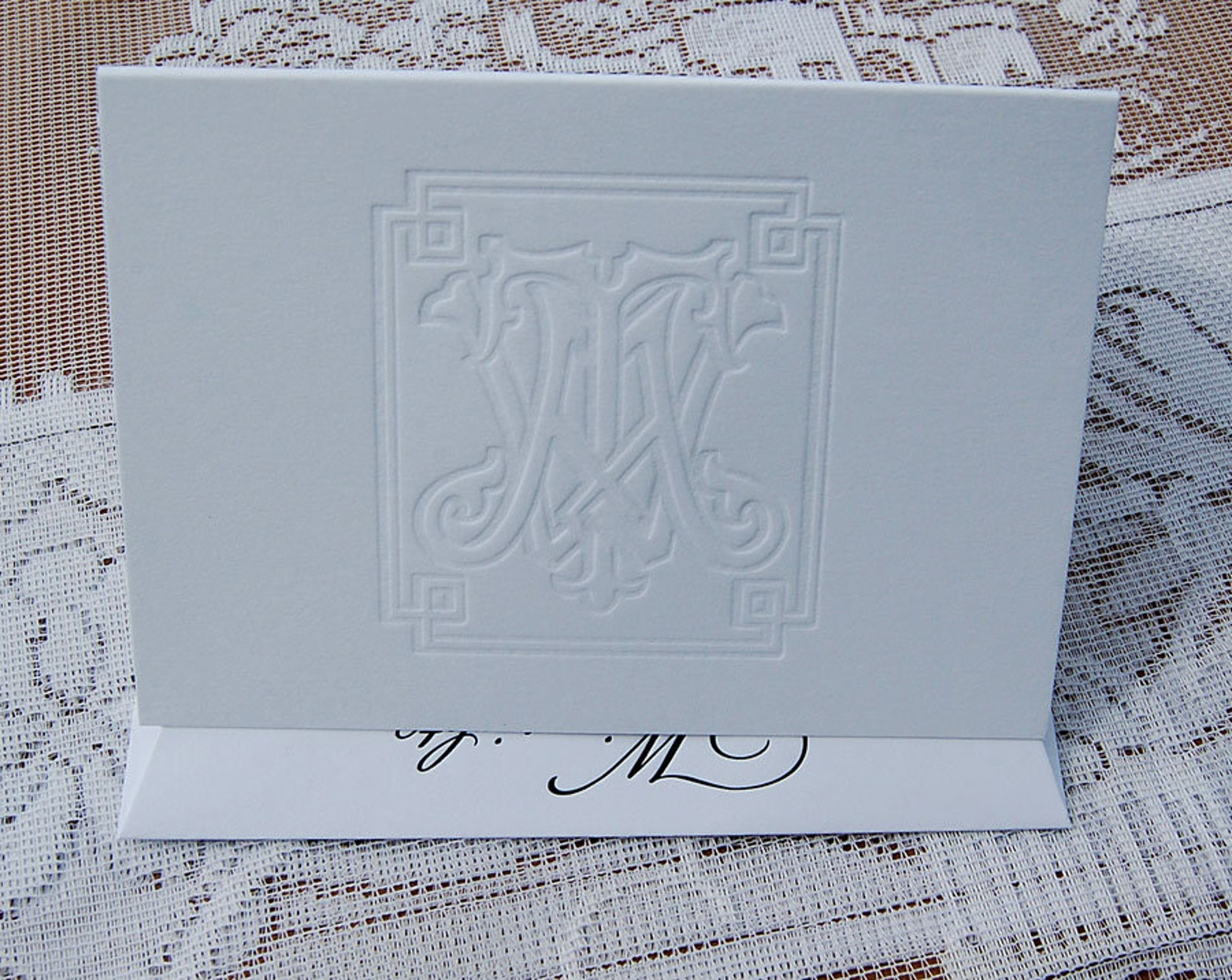 Letterpress Note Cards Sample Note Card Custom Note Card - Etsy