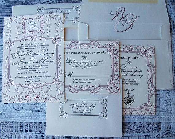 Letterpress Wedding Invitation Sample, Wedding Invitation, Classic Wedding Invitation, Wedding Invitations, French Wedding Invitation - Etsy Letterpress Wedding Invitation Sample, Wedding Invitation, Classic Wedding Invitation, Wedding Invitations, French Wedding Invitation - Etsy