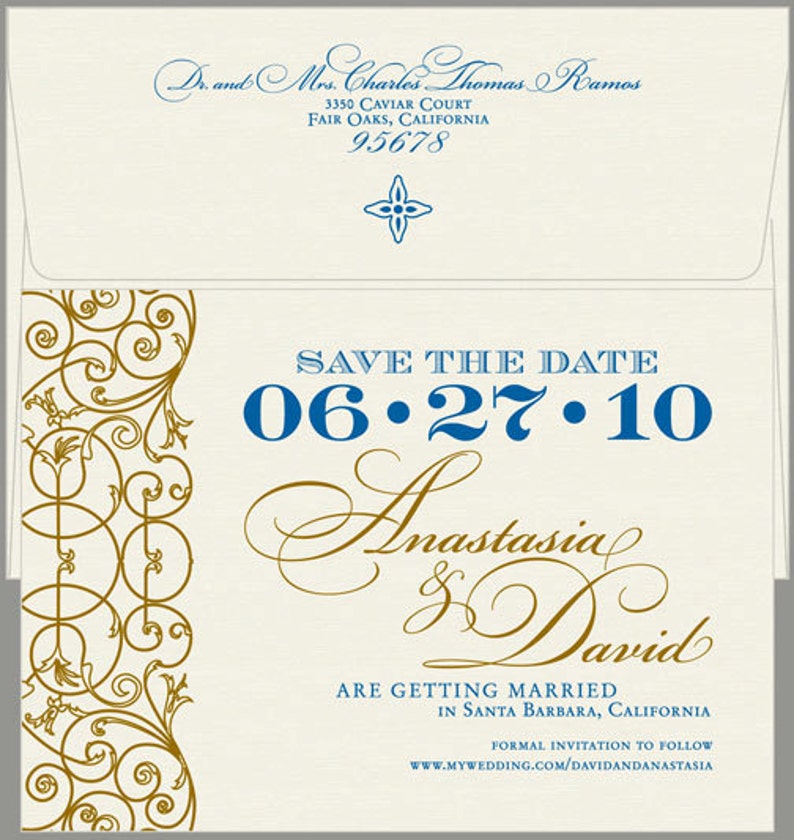 Save the Date cards Vintage Save the Date card Classic Save the Date card Save the Date card Letterpress Save the Date sample