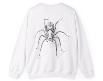 Wolf Spider Unisex Sweatshirt | Original Art by Kerby Rosanes