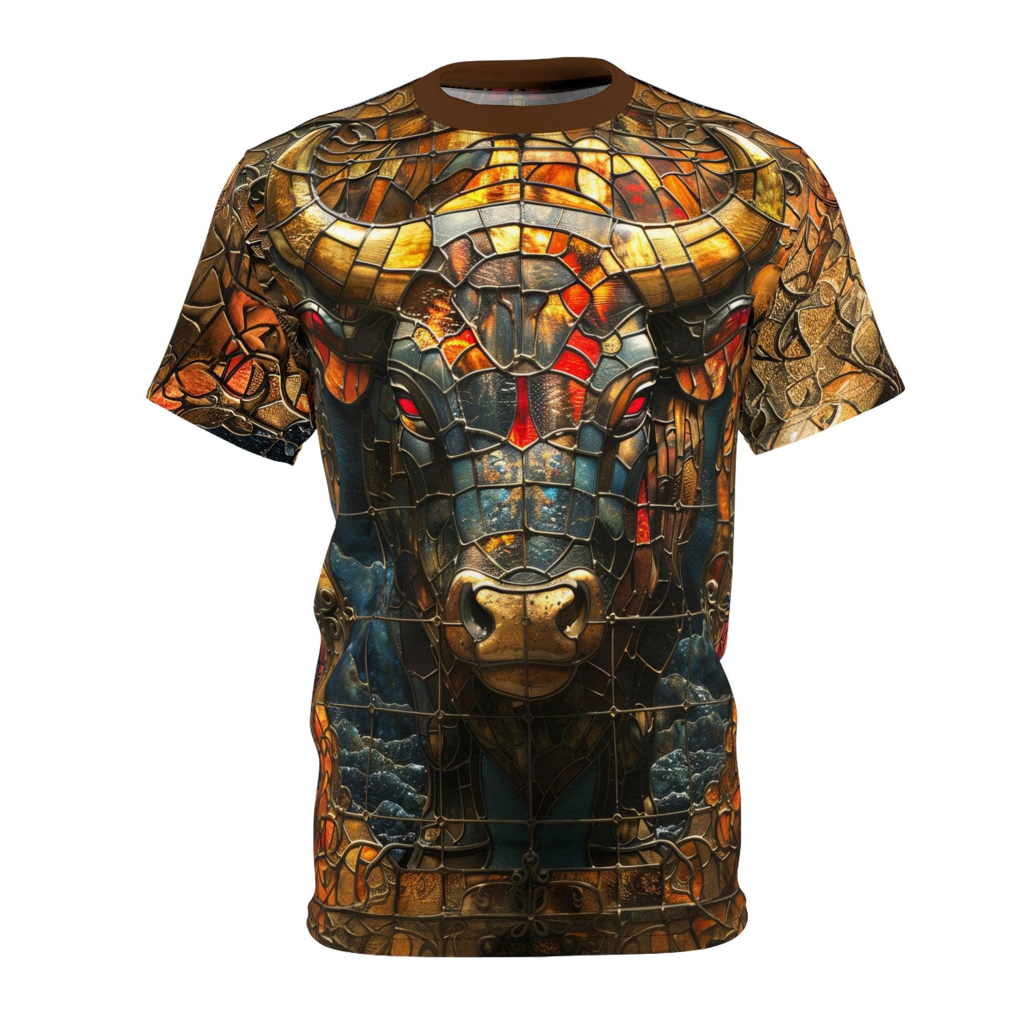 Art Nouveau-Inspired Taurus T-Shirt (Aop)