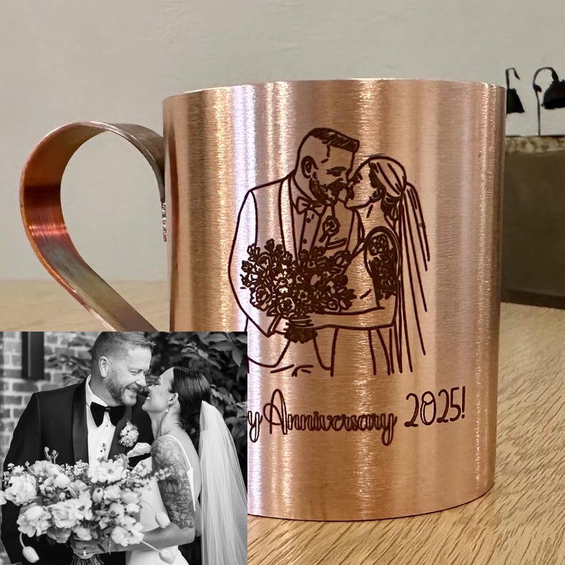 Taza Mule de cobre puro - Hecha en EE. UU. imagen 7