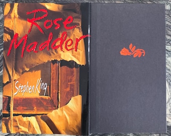 Vintage Book - Stephen King, Rose Madder, Viking, First Edition, 1995, Hardcover, With Dust Jacket