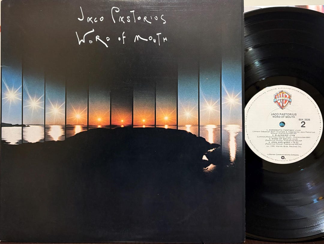 Jaco Pastorius - Word of Mouth (Vinyle Usagé)