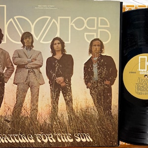 Vintage Vinyl - the Doors, Waiting for the Sun, Elektra, Stereo EKS-74024, Original Tan Label, Jim Morrison, Ray Manzarek, Bobby Krieger