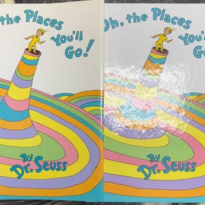 Vintage Buch - Dr. Seuss, Oh, the Places You’ll Go, Randy House, 1990, Erstausgabe, gebunden, Schutzumschlag