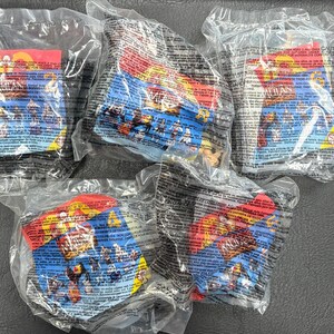 Vintage Toy - 5 X Sealed, McDonald Toy, Mulan, 1998, Horse Khan, Shan Yu, Shang Li, Mushu, Chien-Po Ling & Yao
