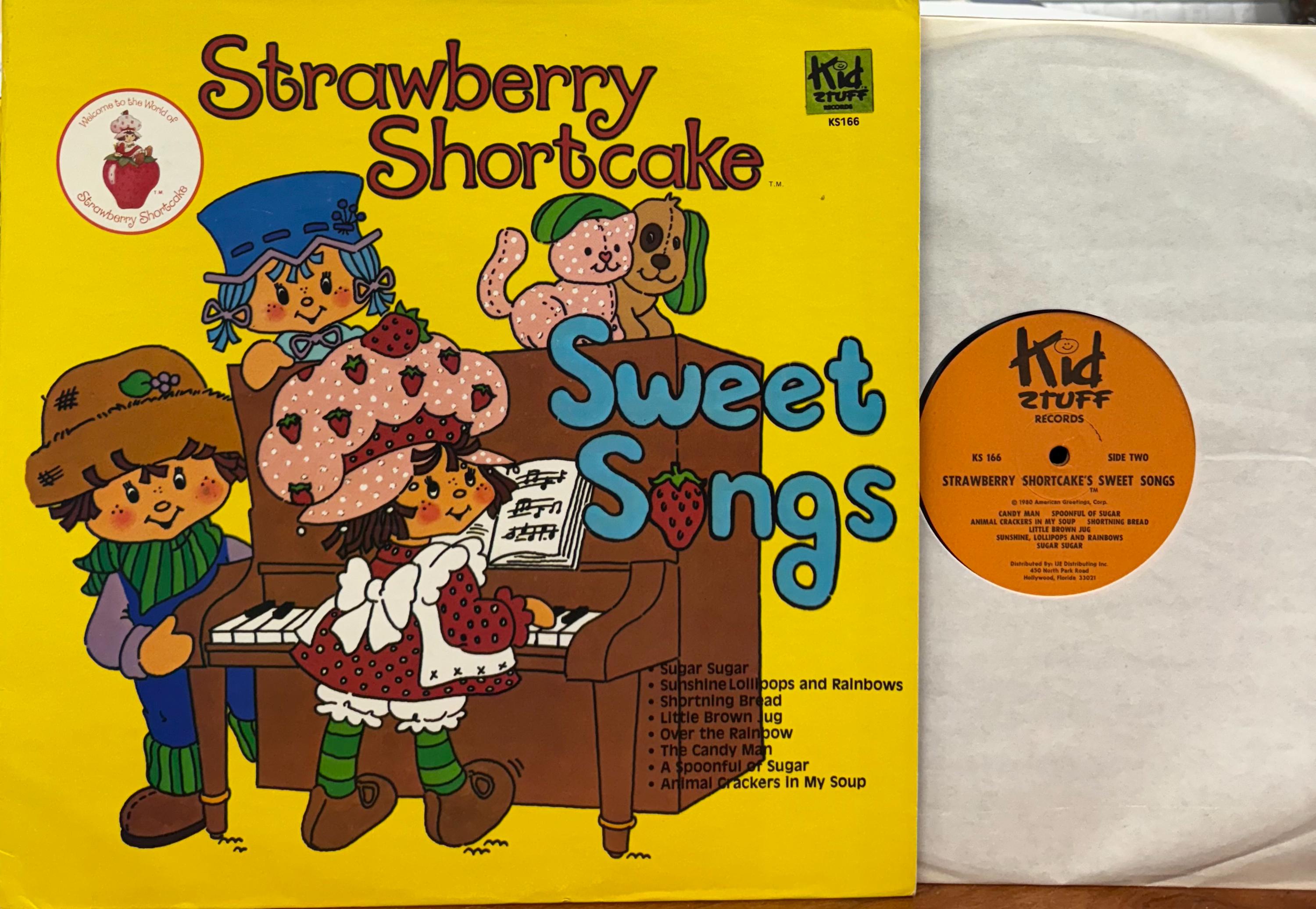 Vintage Vinyl - Strawberry Shortcake, Sweet Songs, Kid Stuff, KS