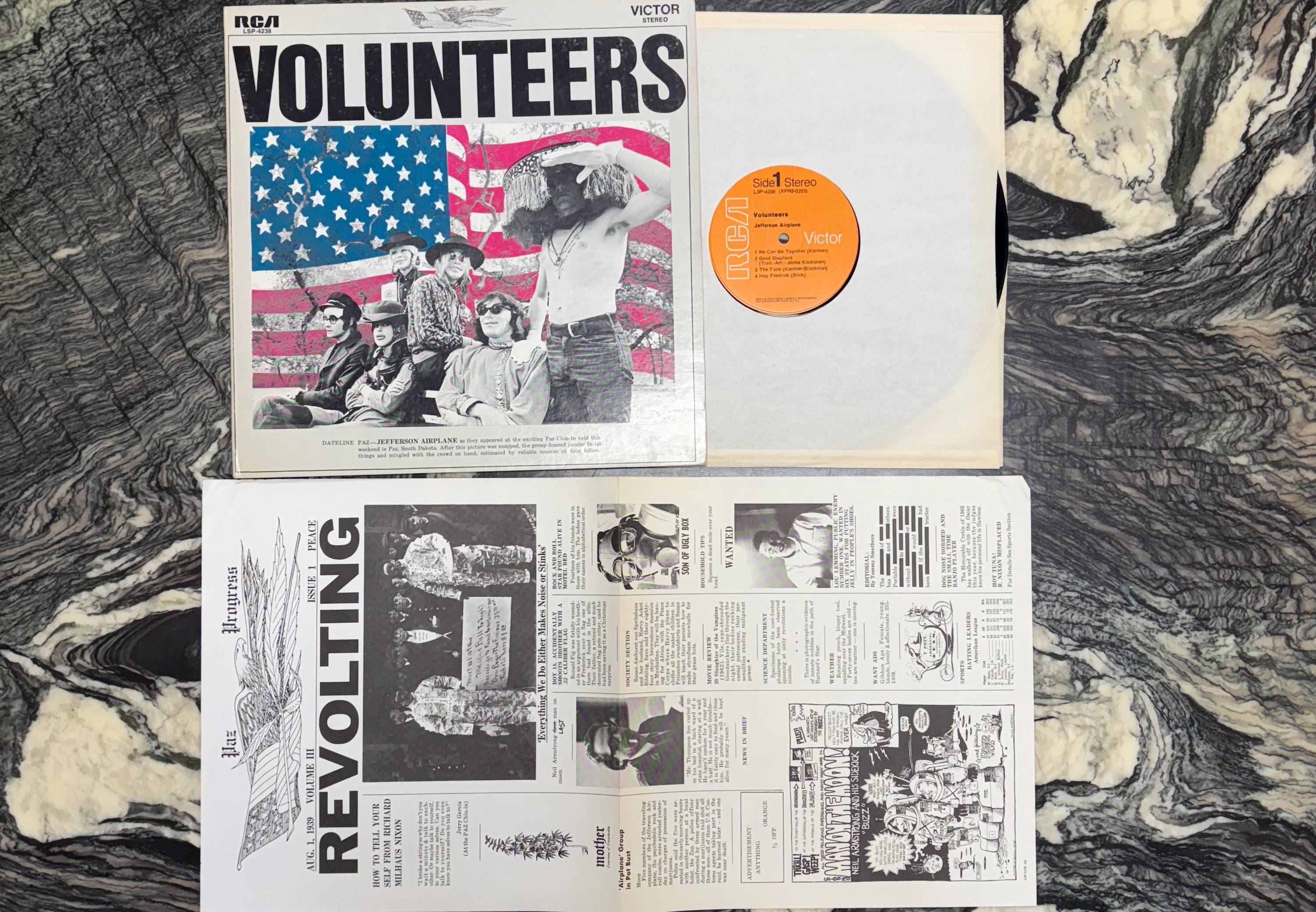 Vintage Vinyl - Jefferson Airplane, Volunteers, Original Pressing