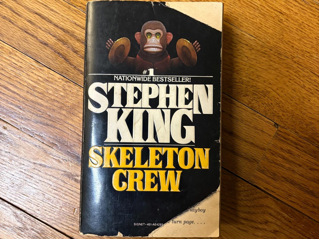 Signet Paperbacks Vintage Book - Stephen King, Skeleton Crew, Signet Books, 1986, First ...
