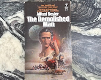 Vintage Book - Alfred Bester, the Demolished Man, First Pocket Book Printing, 1978