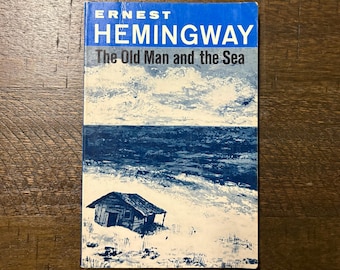 Libro antiguo - Ernest Hemingway, El viejo y el mar, Scribner, 1980, Tapa blanda