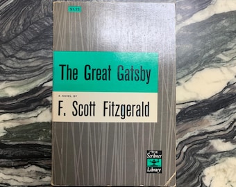Vintage Book - F. Scott Fitzgerald, Great Gatsby, Scribner, 1953, Paperback