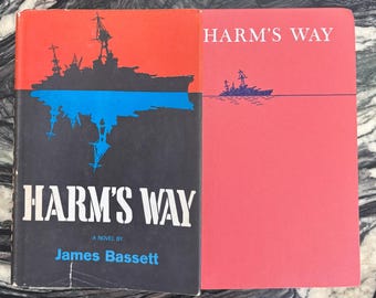 Vintage Book - James Bassett, Harm’s Way, World Publishing, 1962, Book Club Edition, Hardcover, With Dust Jacket