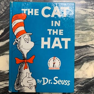 Vintage Buch - Dr. Seuss, Katze mit Hut, Randy House, Anfänger Bücher, 1957, Hardcover